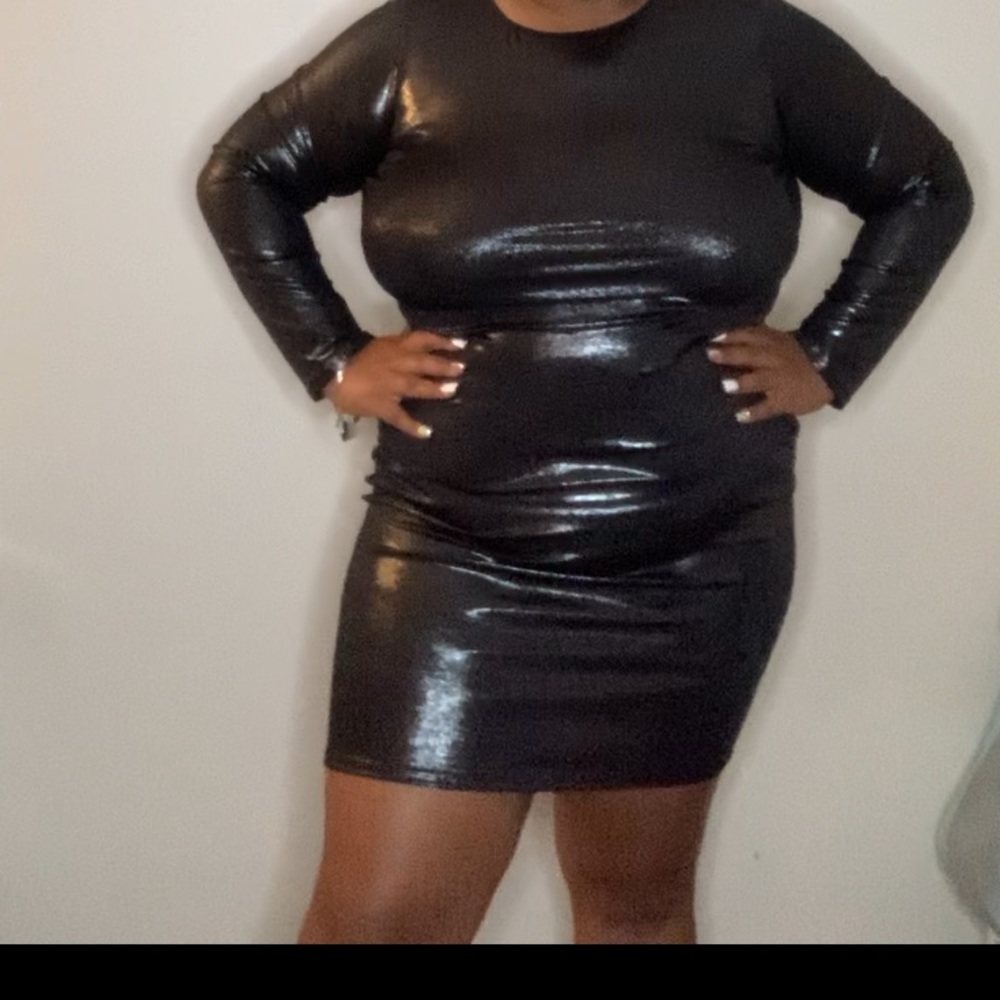 Sheer Black Dress